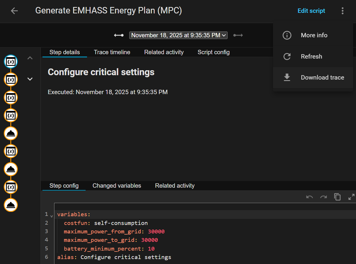 Download Trace Screenshot